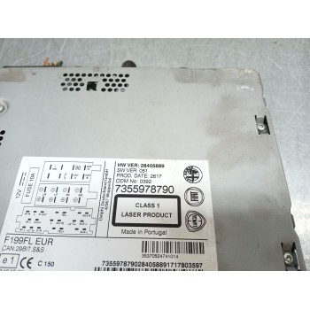 Recambio de sistema audio / radio cd para fiat punto (199_) 1.2 (199axz1a, 199bxz1a) referencia OEM IAM 7355978790  