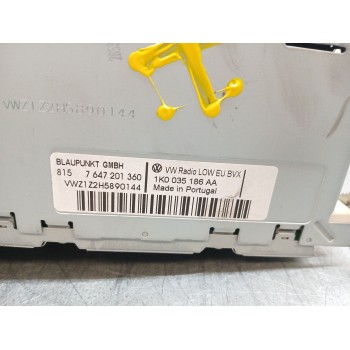 Recambio de sistema audio / radio cd para volkswagen golf vi (5k1) 1.4 tsi referencia OEM IAM 1k0035186aa  