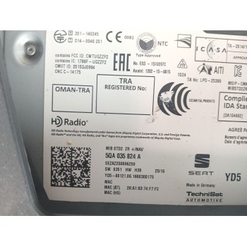 Recambio de guantera para seat leon st (5f8) 1.6 tdi referencia OEM IAM 5F1857095 5QA035824A 