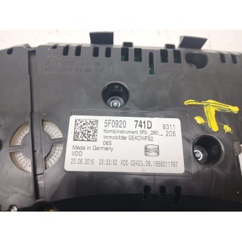 Recambio de cuadro instrumentos para seat leon st (5f8) 1.6 tdi referencia OEM IAM 5F0920741D  