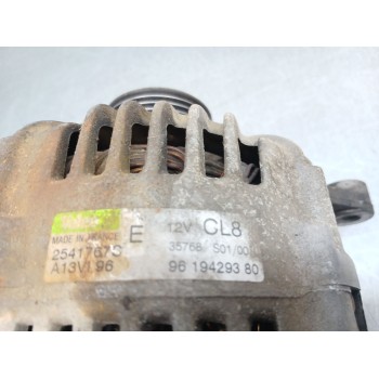 Recambio de alternador para citroën saxo (s0, s1) 1.1 x, sx referencia OEM IAM 57051J / 5705JS 9619429380 