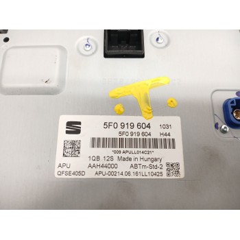 Recambio de sistema audio / radio cd para seat leon st (5f8) 1.6 tdi referencia OEM IAM 5f0919604  