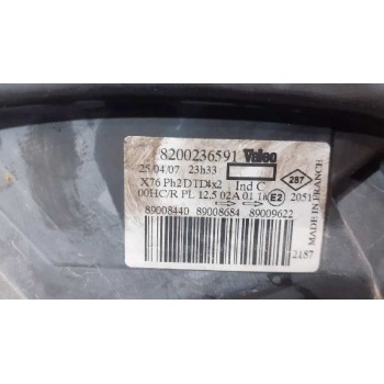 Recambio de faro derecho para renault kangoo (f/kc0) 1.5 dci diesel referencia OEM IAM 8200236591  