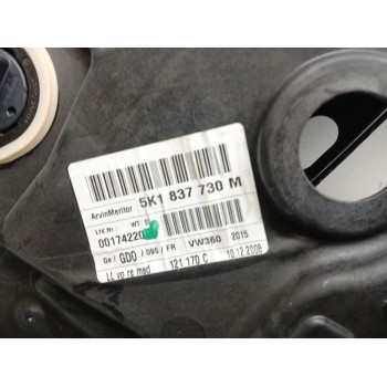 Recambio de elevalunas delantero derecho para volkswagen golf vi (5k1) 1.4 tsi referencia OEM IAM 5K0837462D 5k1837730m 1k095879