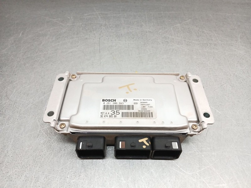 Recambio de centralita motor uce para peugeot 307 (3a/c) 1.6 16v referencia OEM IAM 0261206943 9647480580 
