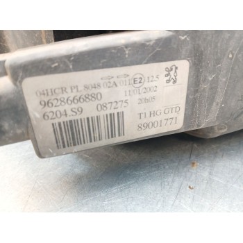 Recambio de faro izquierdo para peugeot 206 hatchback (2a/c) 1.4 i referencia OEM IAM 9628666880 6204s9 89001771