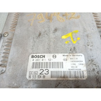 Recambio de centralita motor uce para citroën xsara picasso (n68) 2.0 hdi referencia OEM IAM 0281011521  