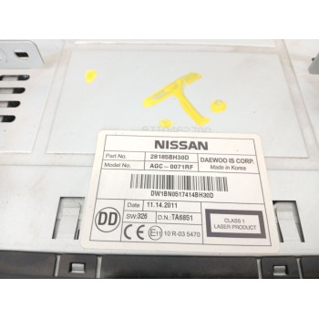 Recambio de sistema audio / radio cd para nissan juke (f15) 1.6 referencia OEM IAM 28185bh30d  