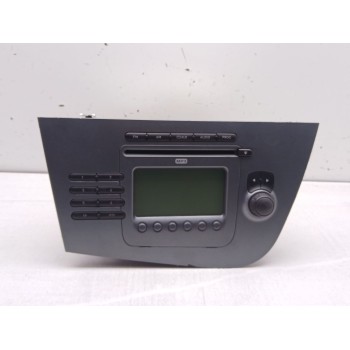 Recambio de sistema audio / radio cd para seat leon (1p1) fr referencia OEM IAM 1P1035186B  