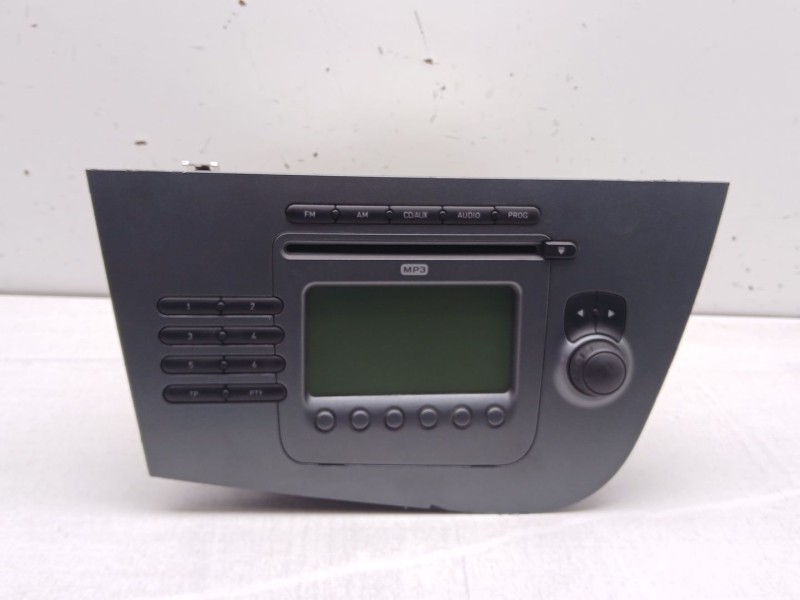 Recambio de sistema audio / radio cd para seat leon (1p1) fr referencia OEM IAM 1P1035186B  