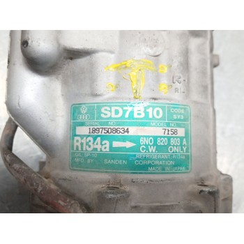 Recambio de compresor aire acondicionado para volkswagen polo iii (6n1) 100 1.4 16v referencia OEM IAM 6N0820803A  