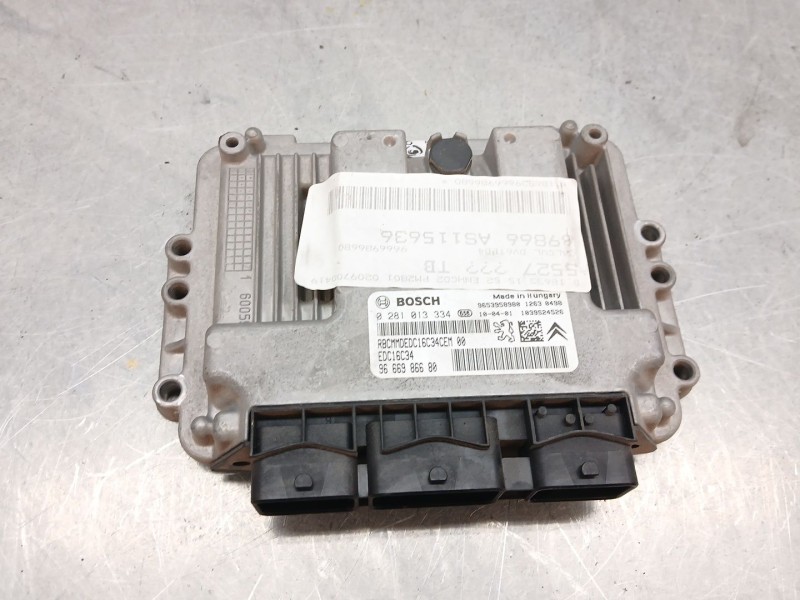 Recambio de centralita motor uce para peugeot 3008 i monospace (0u_) 1.6 hdi referencia OEM IAM 9666986680  