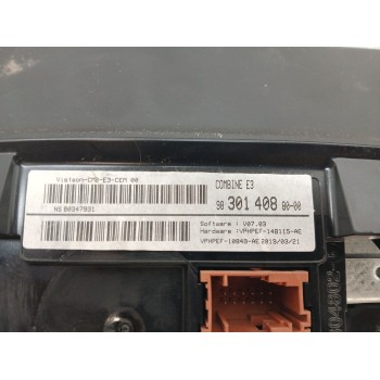 Recambio de cuadro instrumentos para citroën c4 cactus 1.2 thp 110 referencia OEM IAM 9830140880  