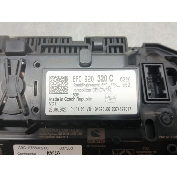 Recambio de cuadro instrumentos para seat arona (kj7, kjp) 1.0 tsi referencia OEM IAM 6F0920320C  