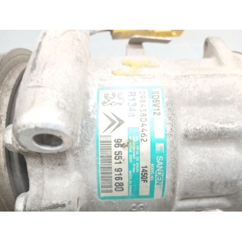 Recambio de compresor aire acondicionado para citroën c2 (jm_) 1.4 hdi referencia OEM IAM 9655191680  