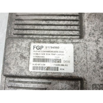 Recambio de centralita motor uce para fiat doblo monospace (119_, 223_) 1.3 jtd referencia OEM IAM 51784560  