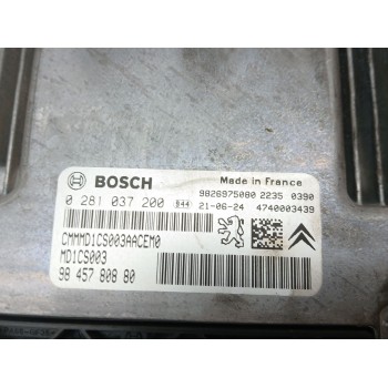 Recambio de centralita motor uce para peugeot expert furgoneta (v_) 1.5 bluehdi 100 referencia OEM IAM 9845780880  