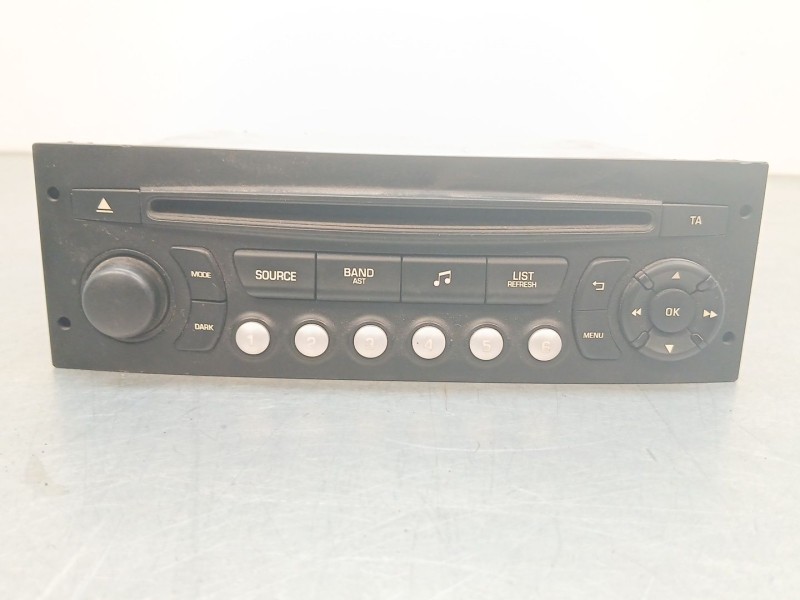 Recambio de sistema audio / radio cd para citroën berlingo multispace (b9) 1.6 hdi 90 referencia OEM IAM 98053736XT  