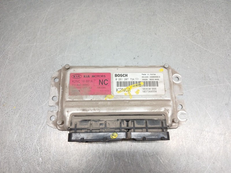 Recambio de centralita motor uce para kia shuma ii (fb) 1.6 referencia OEM IAM 0261207734 k2nc18881a 