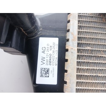 Recambio de radiador agua para seat ibiza v (kj1, kjg) 1.0 tsi referencia OEM IAM 2q0121253d  