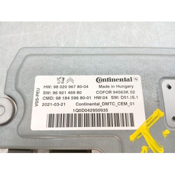 Recambio de modulo electronico para opel vivaro c furgoneta (k0) 2.0 referencia OEM IAM 980209678004  