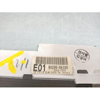 Recambio de cuadro instrumentos para ssangyong korando 2.9 diesel referencia OEM IAM 8020006100  