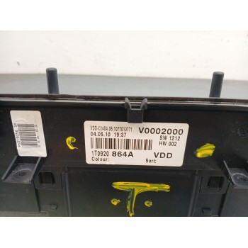 Recambio de cuadro instrumentos para volkswagen caddy iii monospace (2kb, 2kj, 2cb, 2cj) 2.0 sdi referencia OEM IAM 1t0920864a  