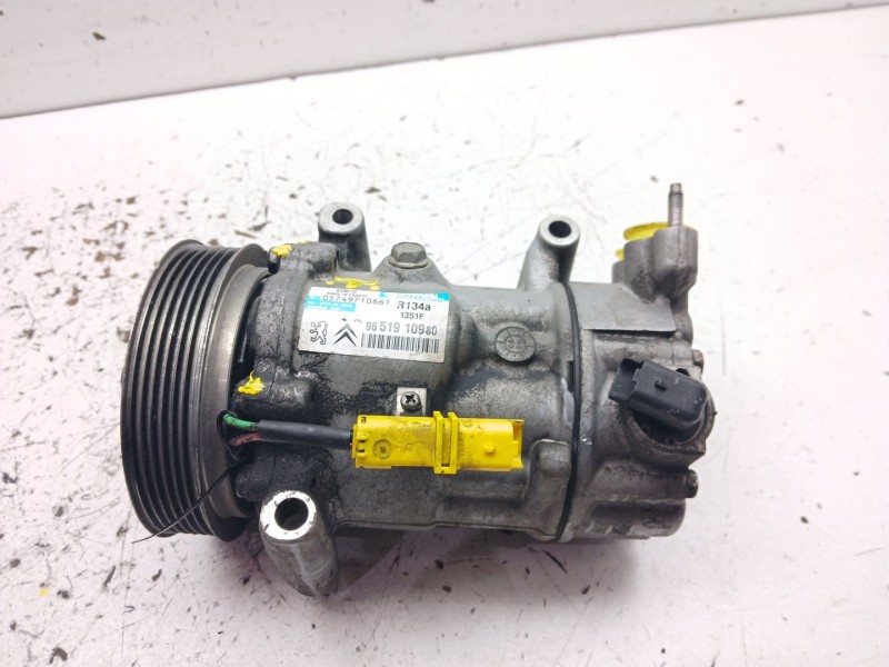 Recambio de compresor aire acondicionado para peugeot 207/207+ (wa_, wc_) 1.4 referencia OEM IAM 9651910980  