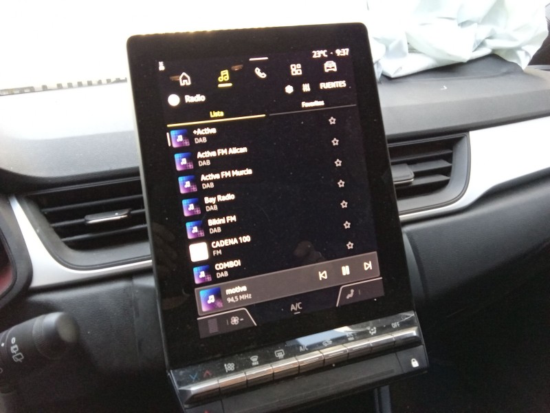 Recambio de pantalla multifuncion para renault captur ii (hf_) lpg (hfmt) referencia OEM IAM   