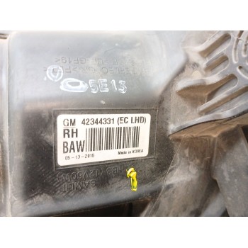 Recambio de faro derecho para opel mokka / mokka x (j13) 1.6 cdti (_76) referencia OEM IAM 95095497 42344331 