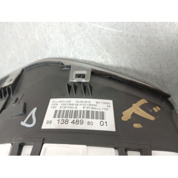 Recambio de cuadro instrumentos para peugeot 2008 i (cu_) 1.6 bluehdi 100 referencia OEM IAM 981384898001  