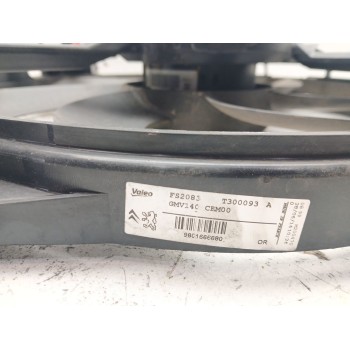 Recambio de electroventilador para peugeot 2008 i (cu_) 1.6 bluehdi 100 referencia OEM IAM 9801666680  