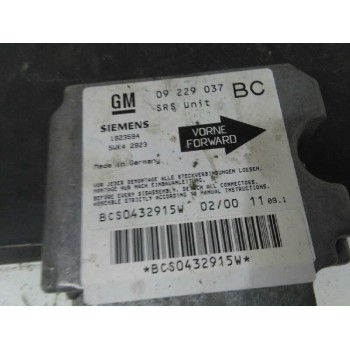 Recambio de centralita airbag para opel astra g berlina edition referencia OEM IAM 09229037BC 09229037BC 09229037BC