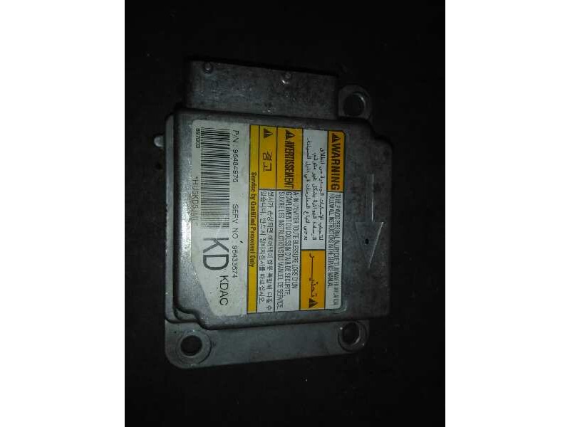 Recambio de centralita airbag para chevrolet matiz s referencia OEM IAM 96484976 96484976 
