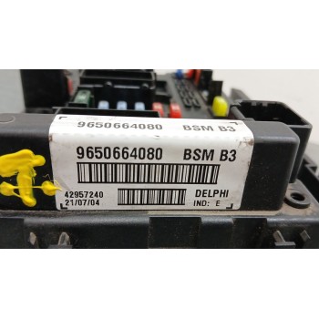 Recambio de centralita bsm para peugeot 307 break (3e) 2.0 hdi 135 referencia OEM IAM 9650664080  