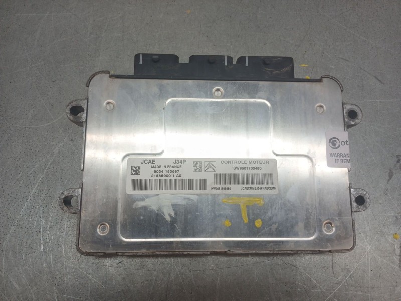 Recambio de centralita motor uce para citroën c2 (jm_) 1.4 referencia OEM IAM SW9661700480  