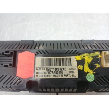 Recambio de mando climatizador para ford focus c-max (dm2) 1.8 tdci referencia OEM IAM 7m5t18c612ac  