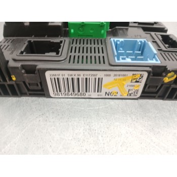 Recambio de centralita bsi para peugeot 208 i (ca_, cc_) 1.2 puretech 82 referencia OEM IAM 9819849680  