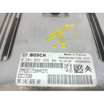 Recambio de centralita motor uce para peugeot 508 i (8d_) 1.6 bluehdi 120 referencia OEM IAM 0281032456 9814182680 