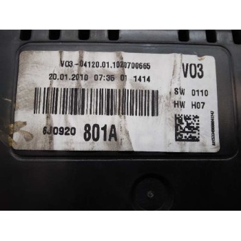 Recambio de cuadro instrumentos para seat ibiza (6j5) reference referencia OEM IAM 6J0920801A  
