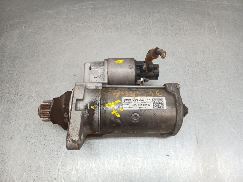 Recambio de motor arranque para skoda rapid spaceback (nh1) 1.4 tdi referencia OEM IAM 02Z911021k  