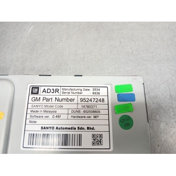 Recambio de pantalla multifuncion para opel astra j (p10) 1.6 cdti (68) referencia OEM IAM 95247248  