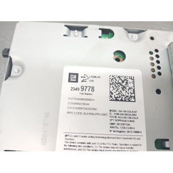 Recambio de sistema audio / radio cd para opel astra j (p10) 1.6 cdti (68) referencia OEM IAM 13406671 23499778 