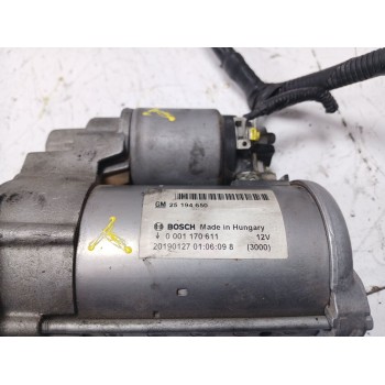 Recambio de motor arranque para opel mokka / mokka x (j13) 1.4 (_76) referencia OEM IAM 25194650 0001170611 20190127
