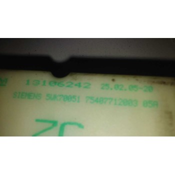 Recambio de display para opel zafira a blue line referencia OEM IAM 13106242  