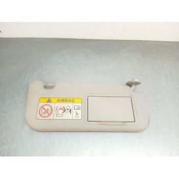 Recambio de parasol derecho para toyota yaris (_p13_) 1.0 (ksp130_) referencia OEM IAM 743100dc91b0  