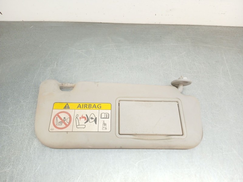 Recambio de parasol derecho para toyota yaris (_p13_) 1.0 (ksp130_) referencia OEM IAM 743100dc91b0  