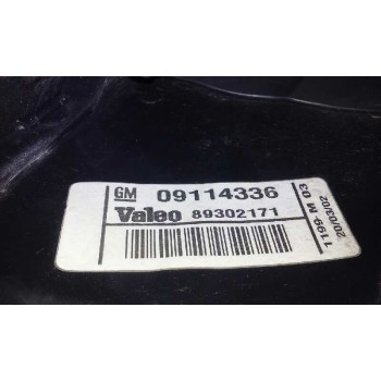 Recambio de piloto trasero izquierdo para opel corsa c club referencia OEM IAM 09114336 3P 
