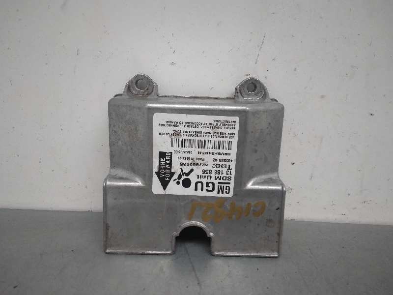 Recambio de centralita airbag para opel zafira b cosmo referencia OEM IAM 13188856 327963935 