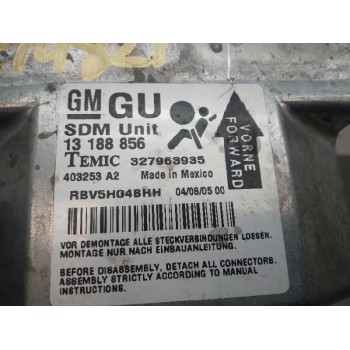 Recambio de centralita airbag para opel zafira b cosmo referencia OEM IAM 13188856 327963935 